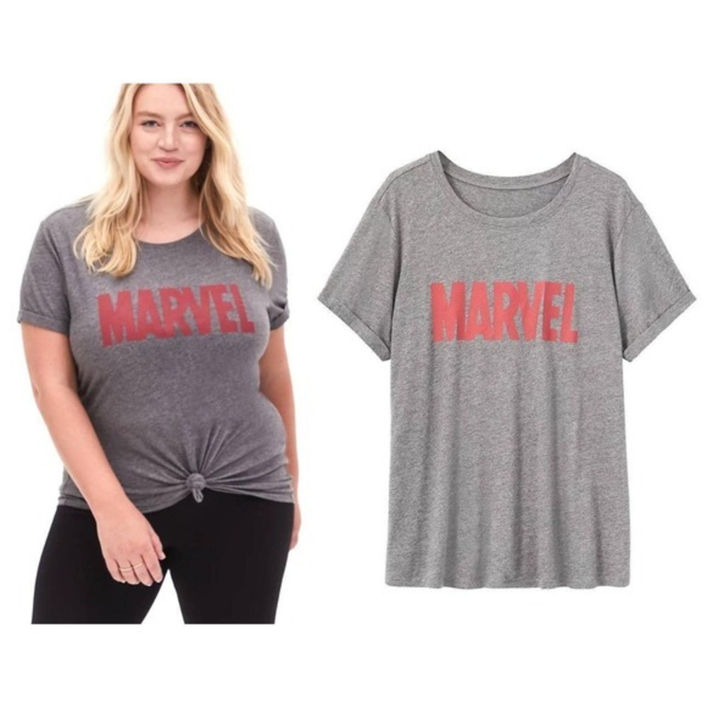 Torrid 3 (3X 22/24) MARVEL COMICS Logo Superhero Graphic Punk‎ Goth Tee T shirt